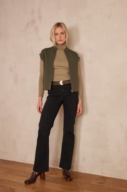 LILY bootcut jeans in cotton;${refinementColor}