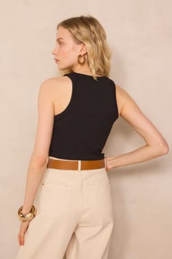 D&eacute;bardeur en coton m&eacute;lang&eacute; LEOPOLD;${refinementColor}