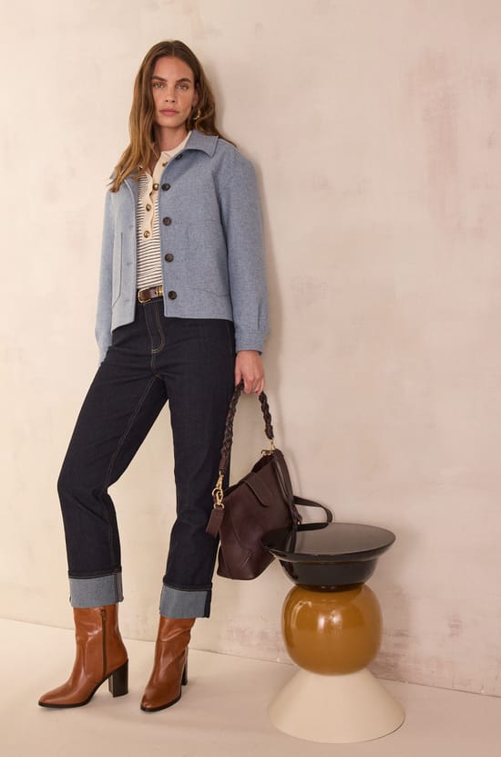 COLOMBE wool jacket;${refinementColor}