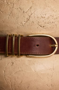 Ceinture en cuir JOHN;${refinementColor}