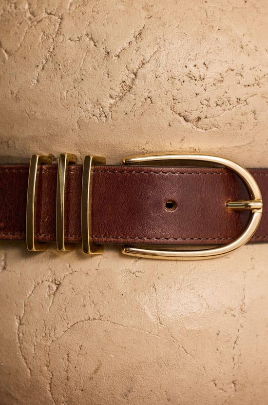 Ceinture en cuir JOHN;${refinementColor}