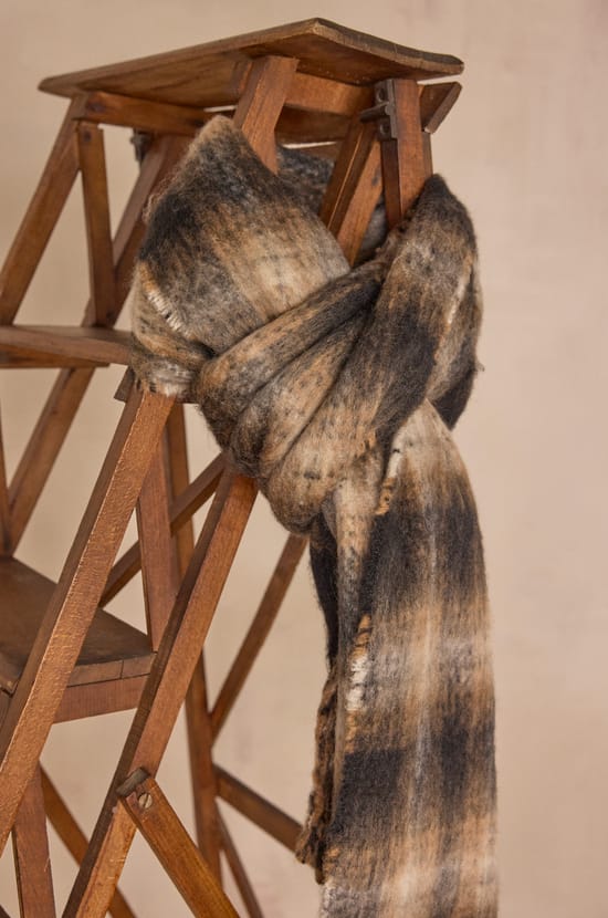 THEODORE checked scarf;${refinementColor}