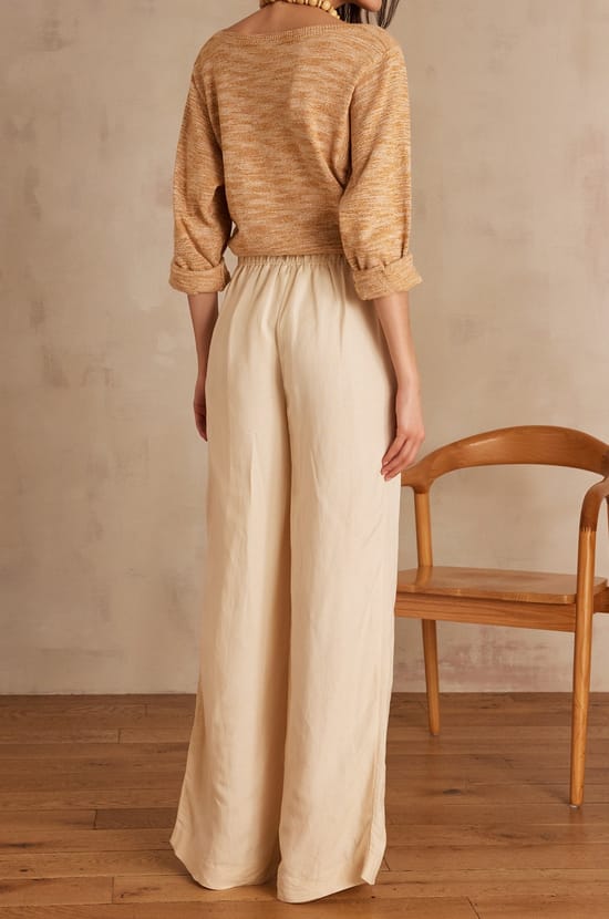 Pantalon BRADLEY en lin;${refinementColor}