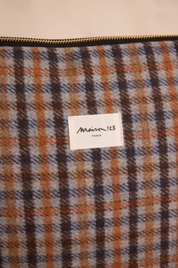 LIAM tartan pattern laptop sleeve;${refinementColor}