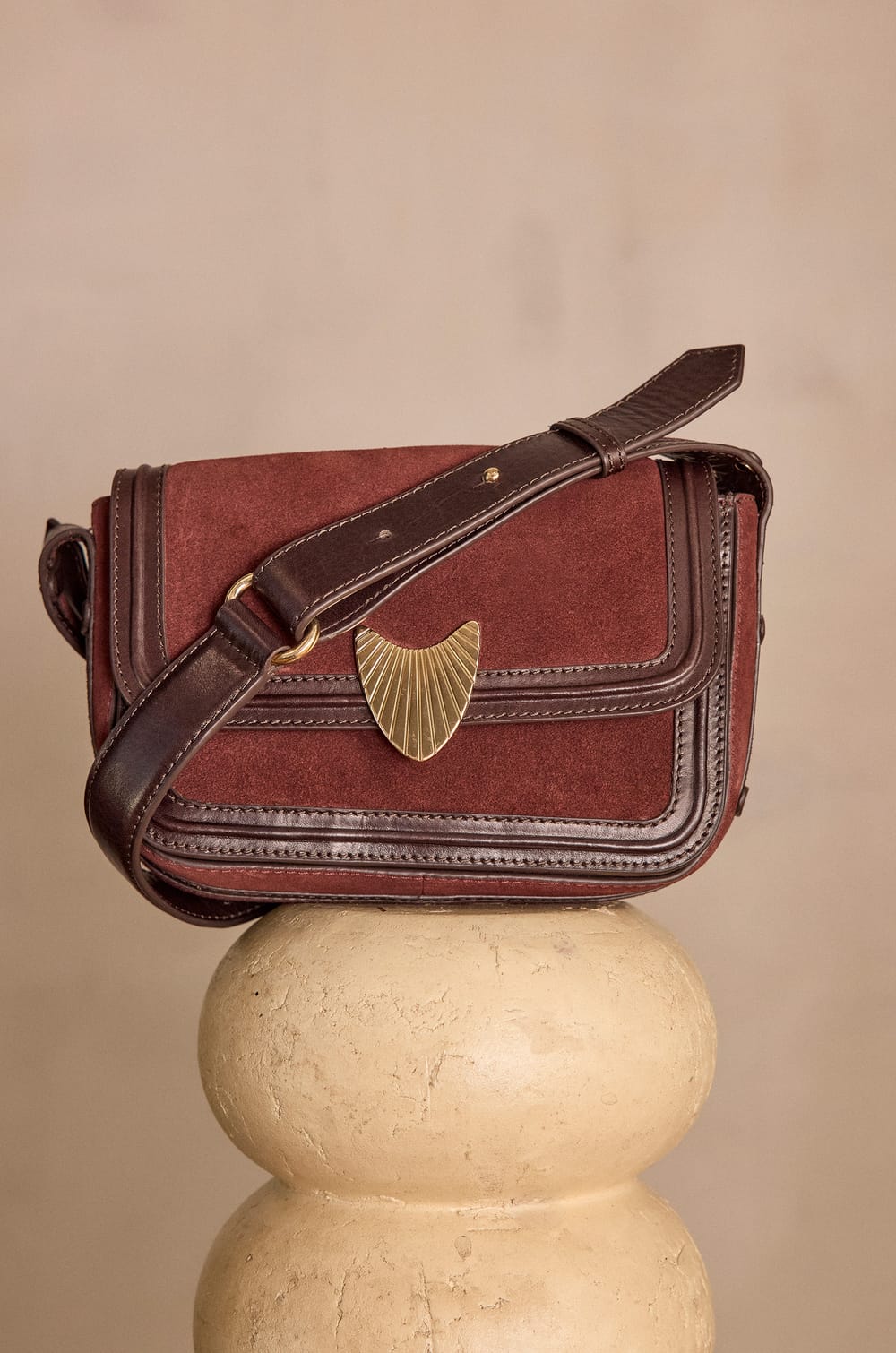 LEONARD MINI leather bag;${refinementColor}