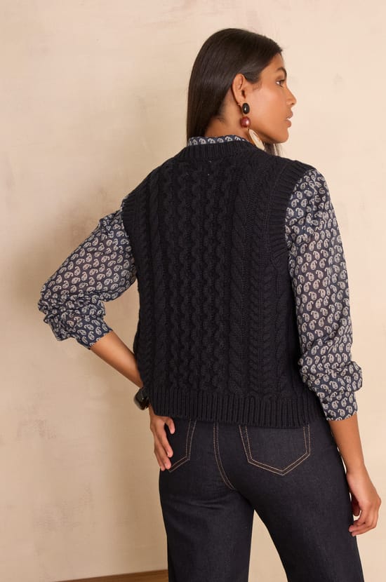 Gilet BIXENTE en laine;${refinementColor}