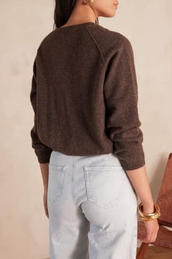 Cardigan BILLY BIS en 100% cachemire;${refinementColor}