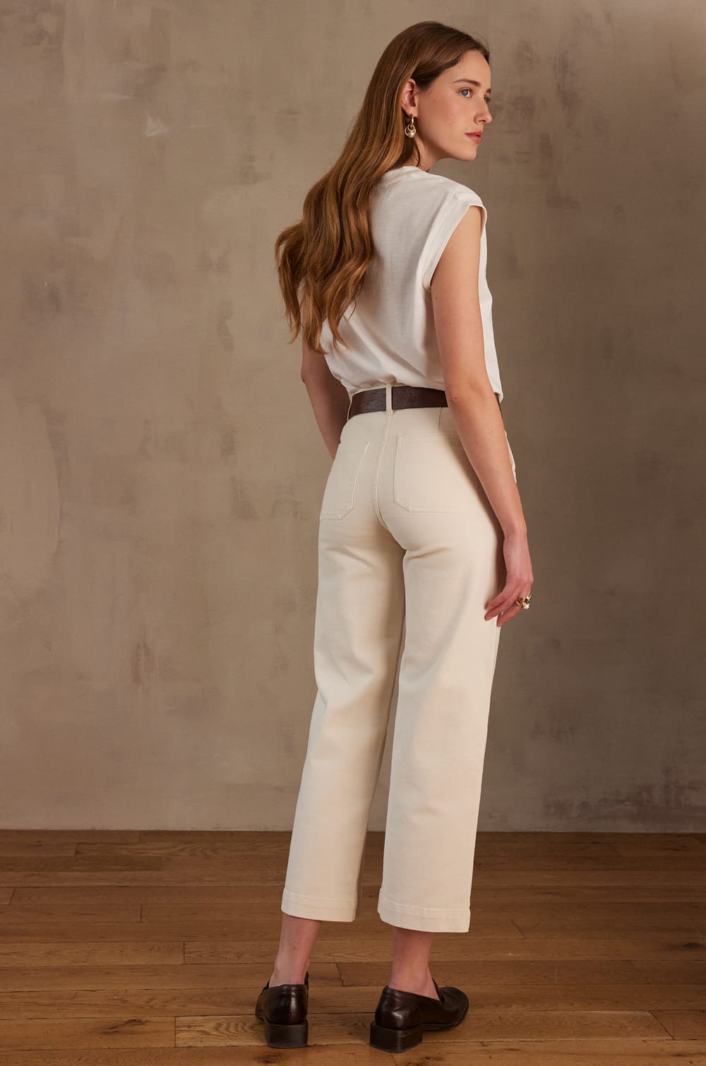 SELYNA denim trousers;${refinementColor}