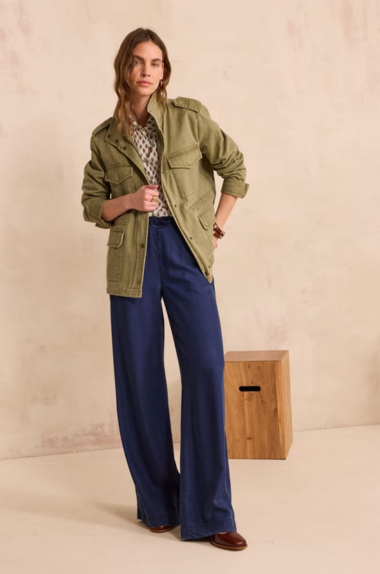MALO Wide Trousers;${refinementColor}