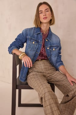 Veste en jean SOPHIE;${refinementColor}