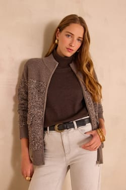CLAUDIO BIS Wool Cardigan;${refinementColor}
