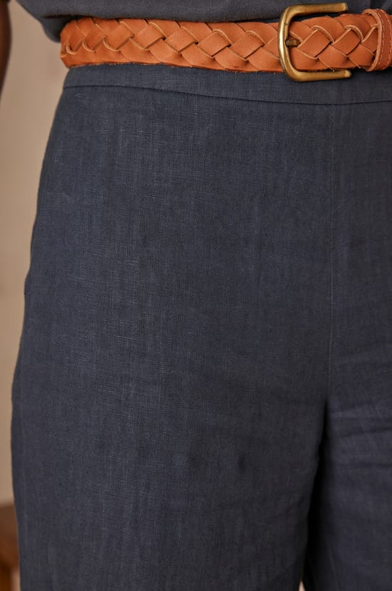 Pantalon PIO en lin;${refinementColor}
