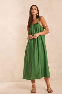 Flowy strap dress BRIA;${refinementColor}