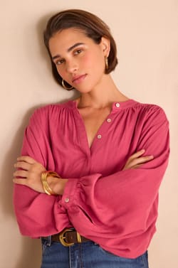SIMON cotton blouse;${refinementColor}