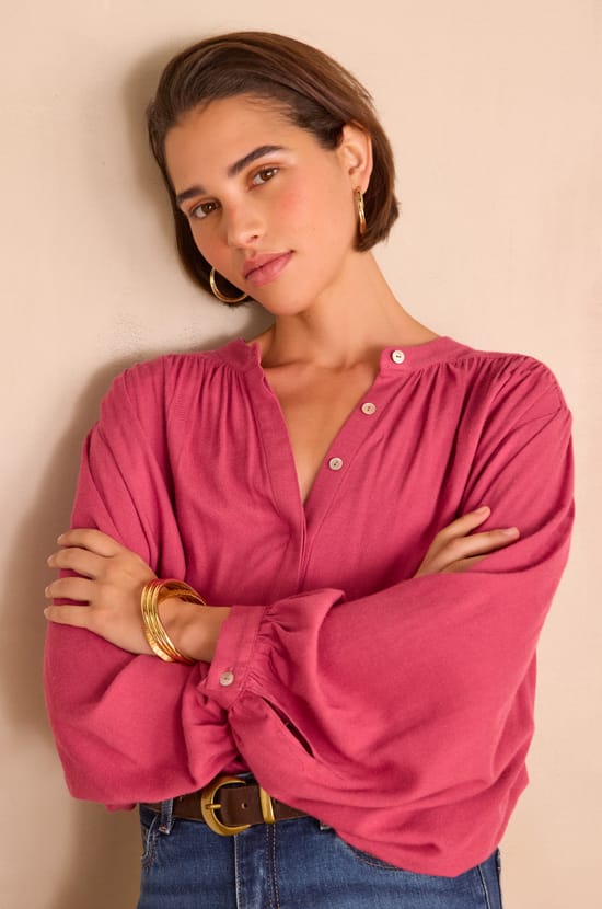 SIMON cotton blouse;${refinementColor}