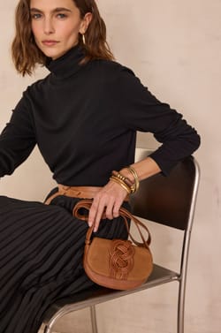 MARIUS MINI leather bag;${refinementColor}