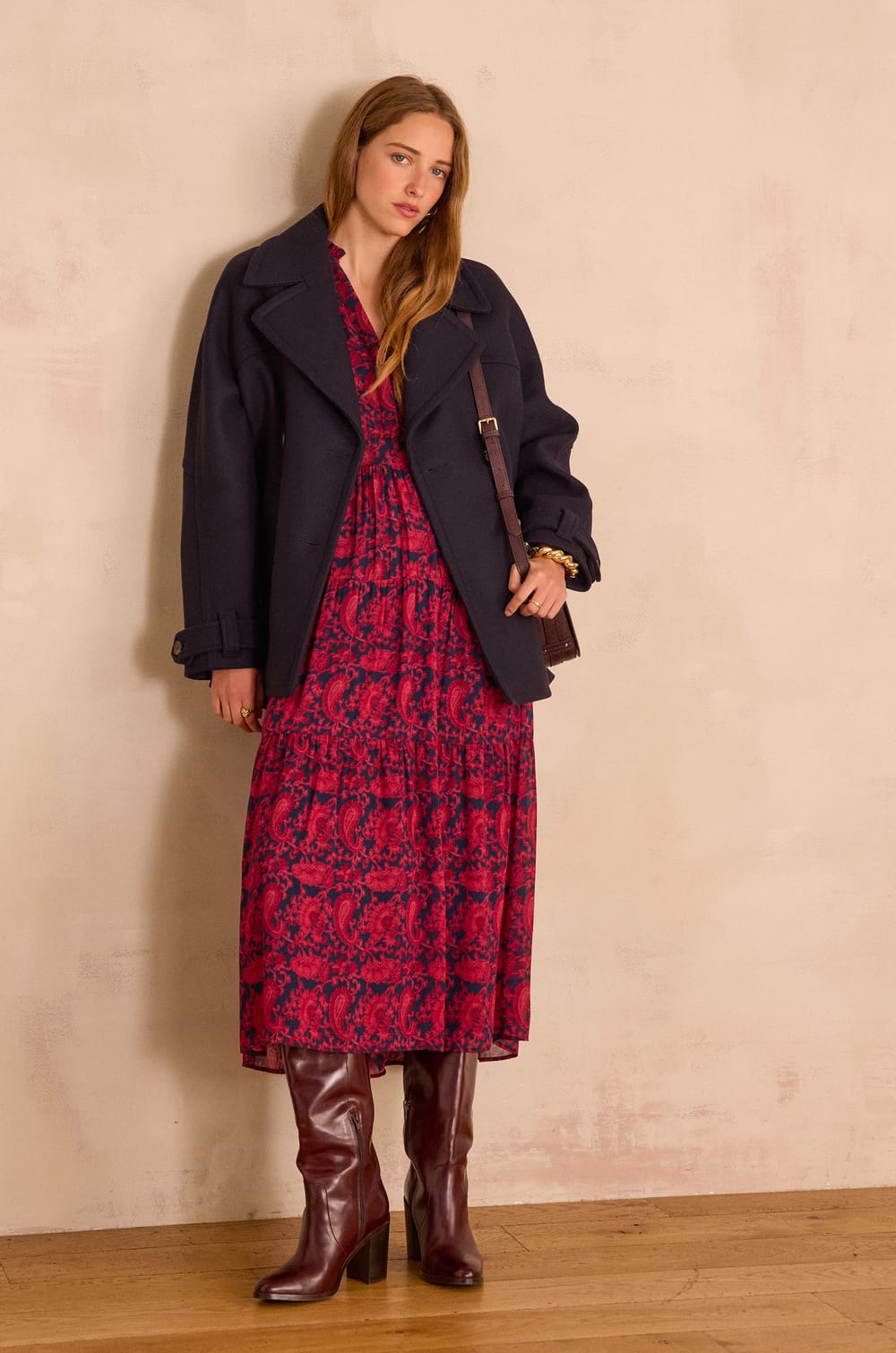 RANIA printed dress;${refinementColor}