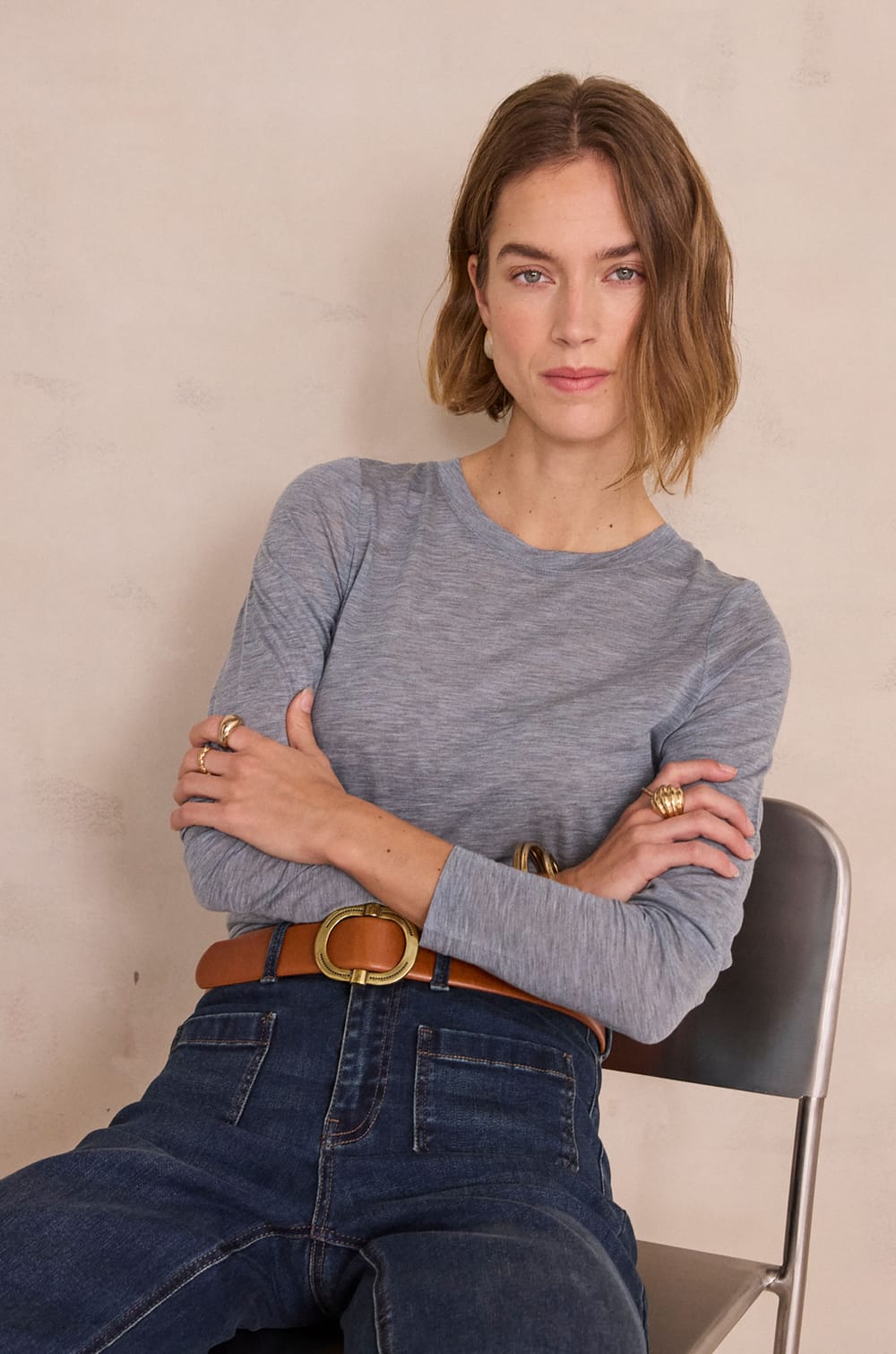 ANAIS wide leg jeans;${refinementColor}