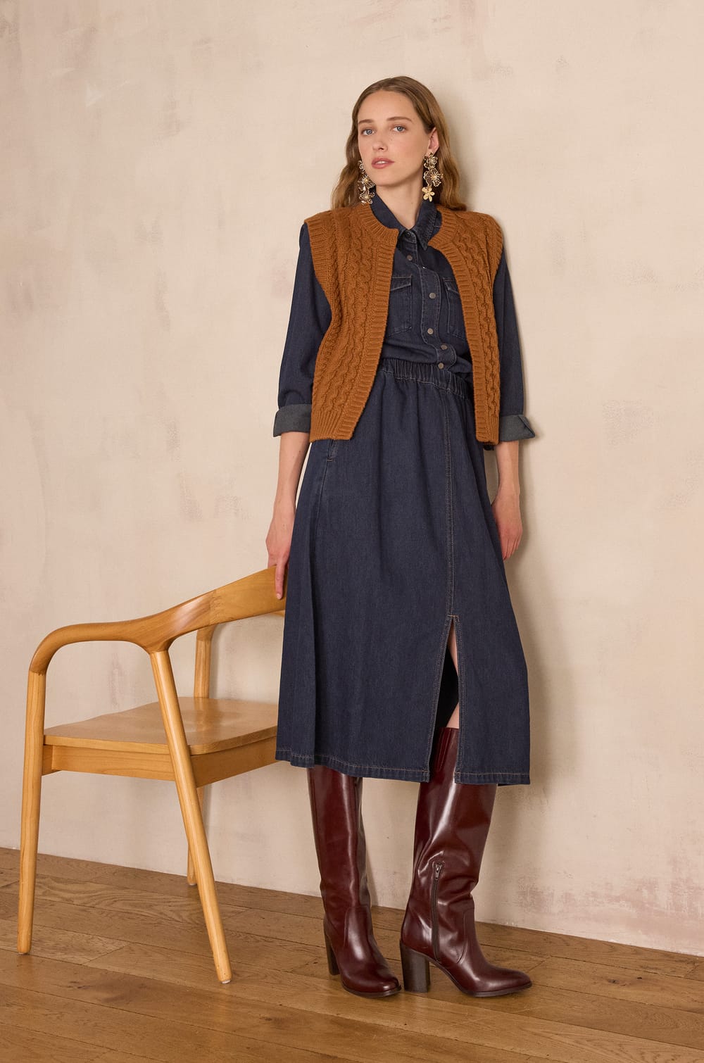 BIXENTE wool cardigan;${refinementColor}
