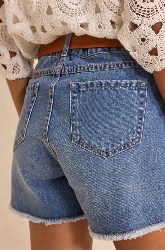 Cotton shorts ROAN;${refinementColor}