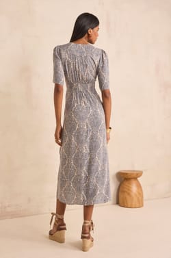 LOVE printed straight dress;${refinementColor}