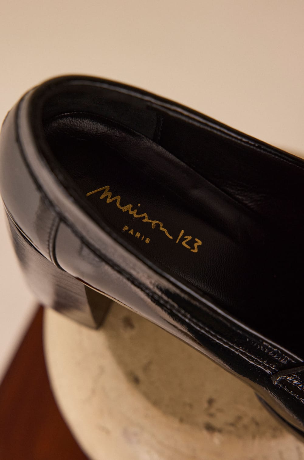 Mocassins en cuir VIOLETTE;${refinementColor}