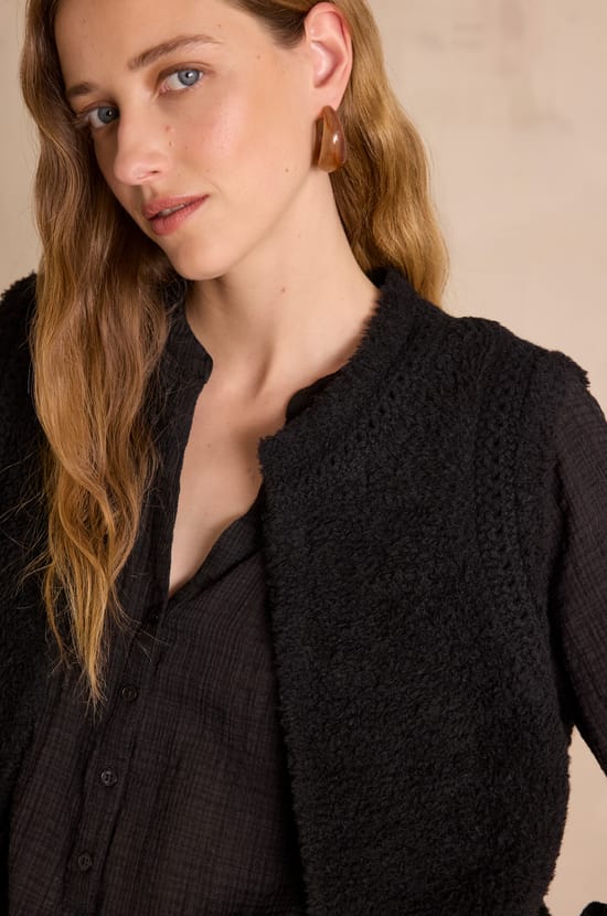 BAYANE wool Cardigan;${refinementColor}