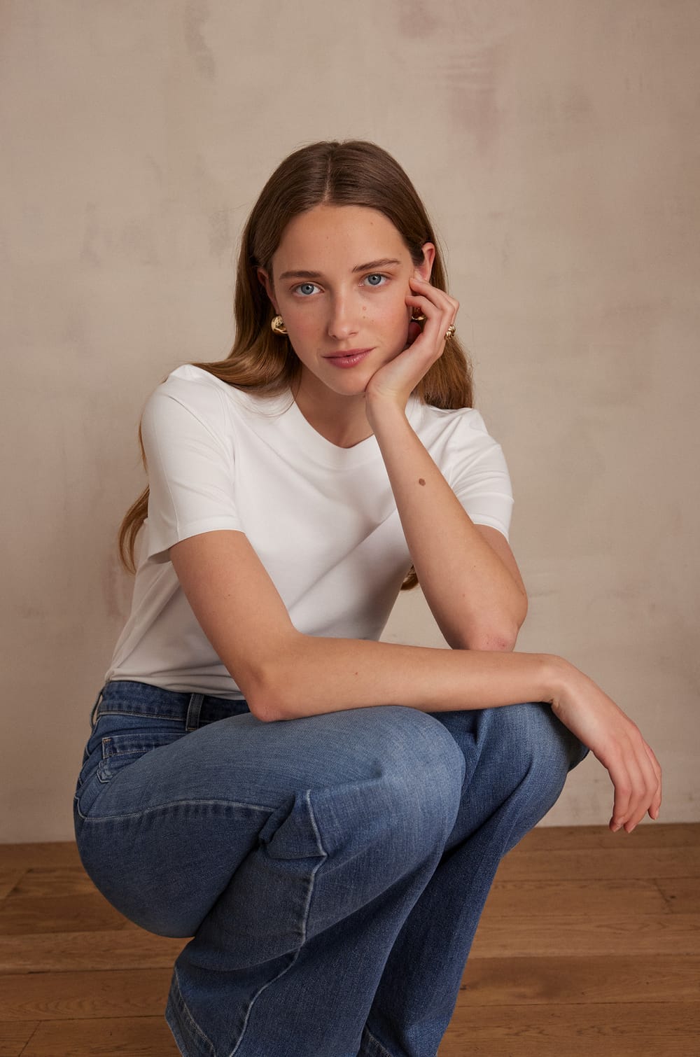 T-shirt DANIS en coton;${refinementColor}