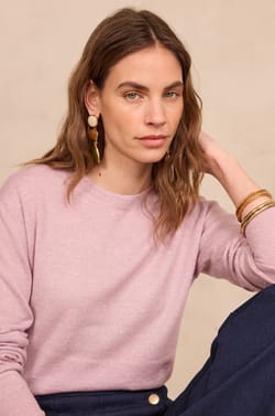 Fine long-sleeved cashmere sweater PRINCE;${refinementColor}