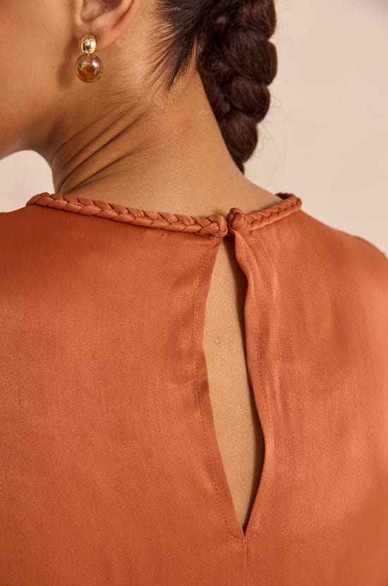 Blouse manches &agrave; volants DAREN;${refinementColor}