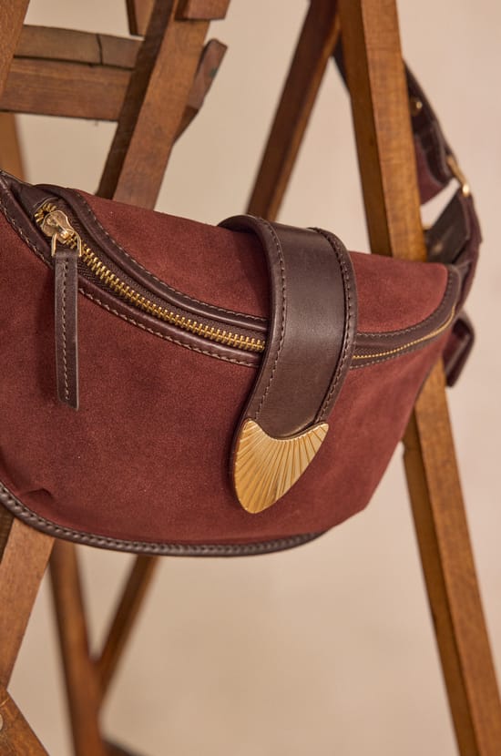 LEONARD leather bum bag;${refinementColor}