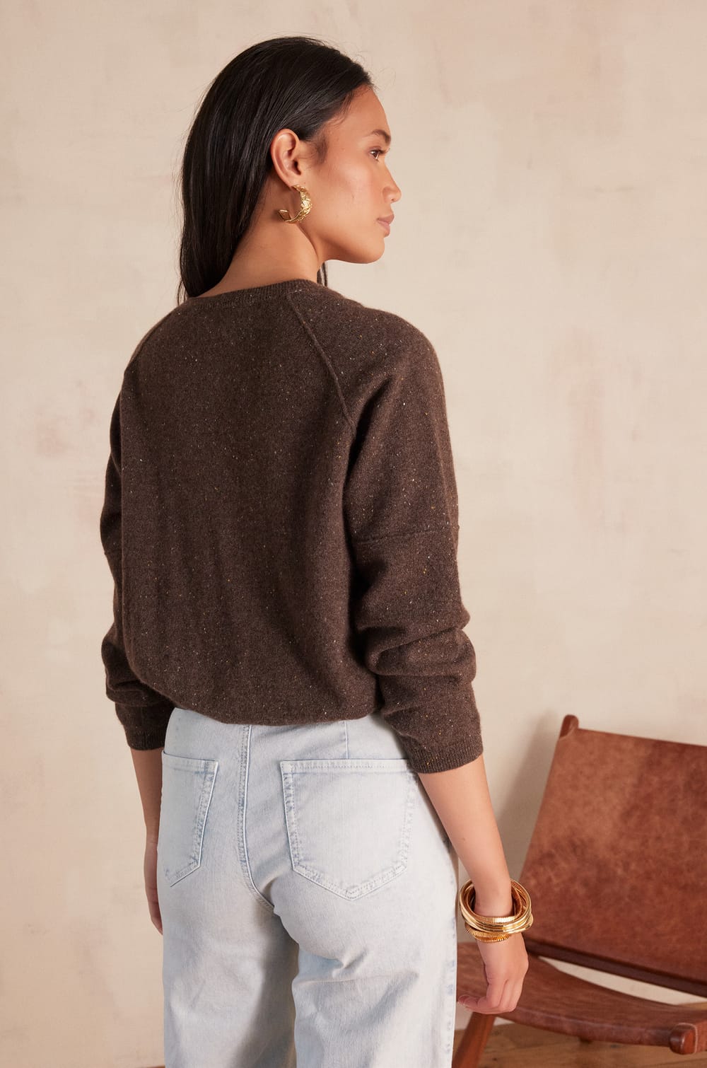 Cardigan BILLY BIS en 100% cachemire;${refinementColor}