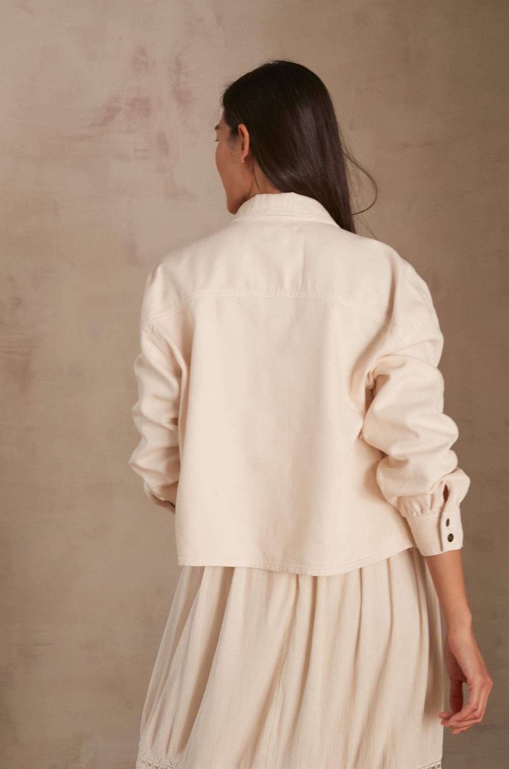 CLARA denim shirt;${refinementColor}