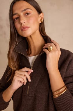 Unisex turtleneck jumper REVEUR in 100% wool;${refinementColor}