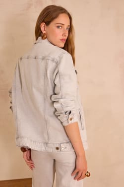 SOPHIE denim jacket;${refinementColor}