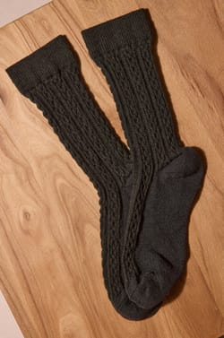 FANNY mixed wool mesh socks;${refinementColor}