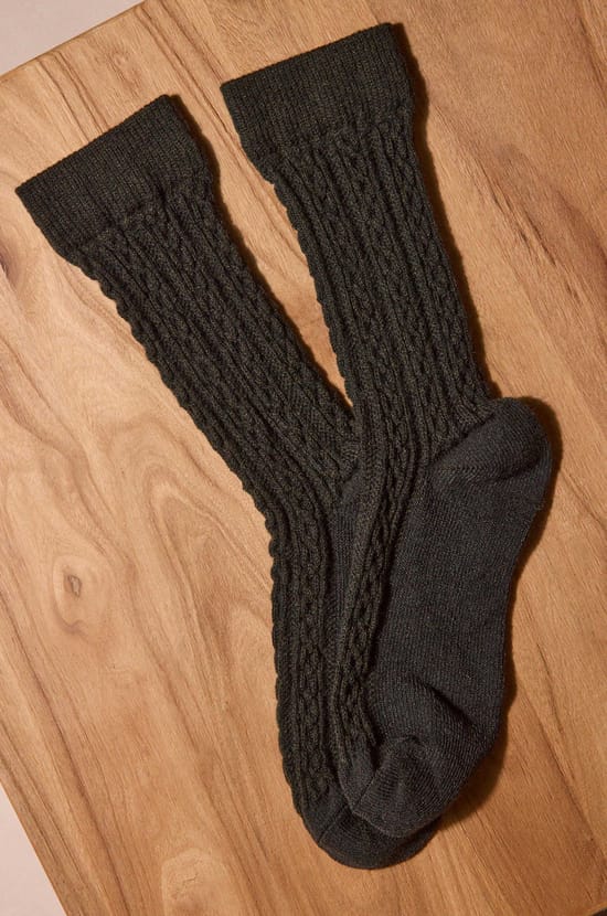FANNY mixed wool mesh socks;${refinementColor}