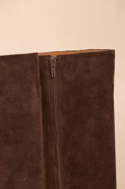 OSCAR suede heeled boots;${refinementColor}