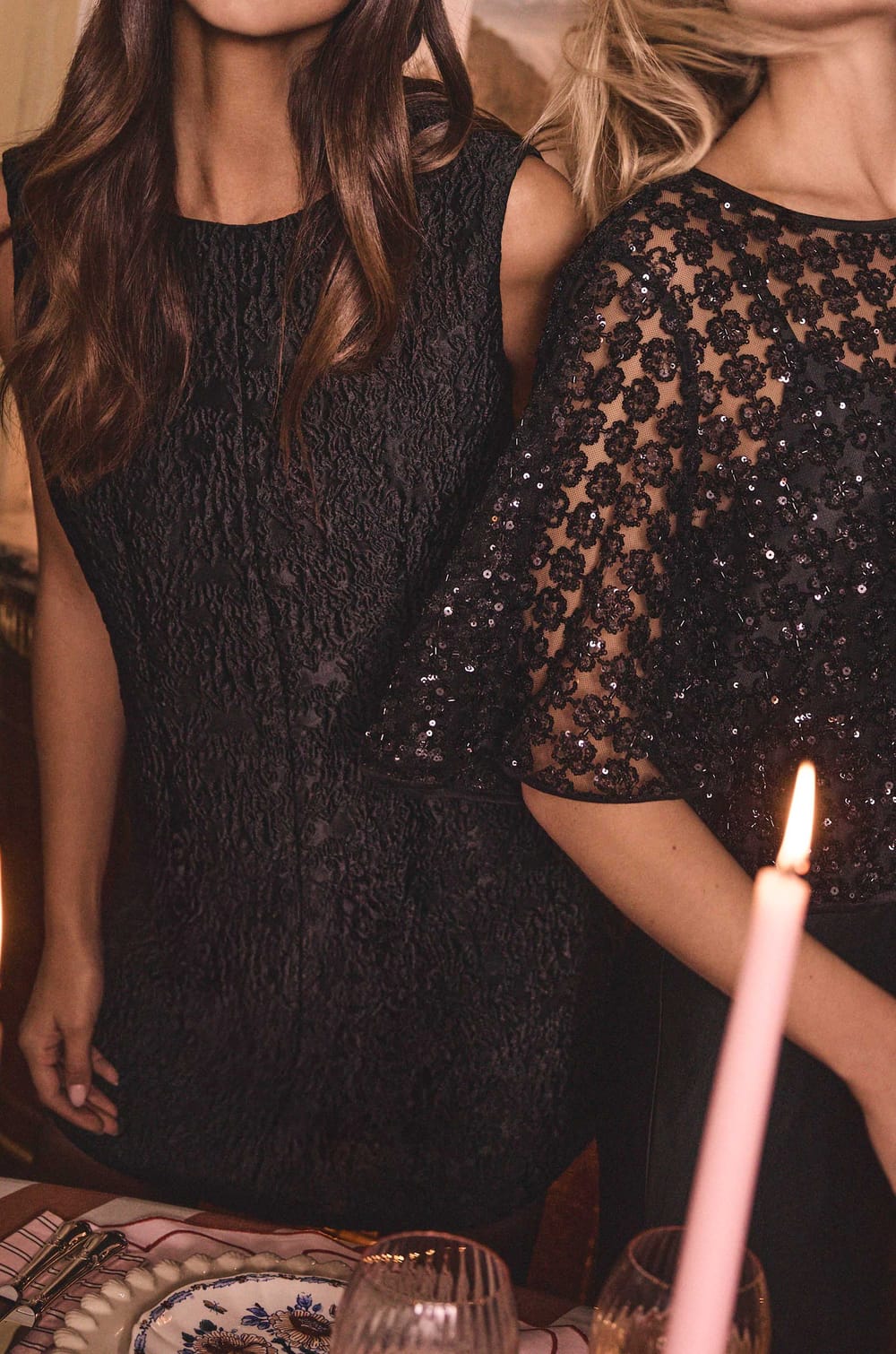 Vestido sin mangas en jacquard REINE;${refinementColor}