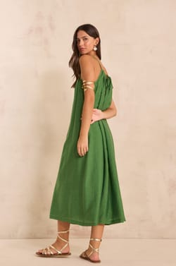 Flowy strap dress BRIA;${refinementColor}