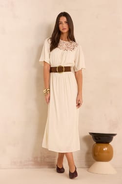 Flowy dress with lace PERFECT;${refinementColor}