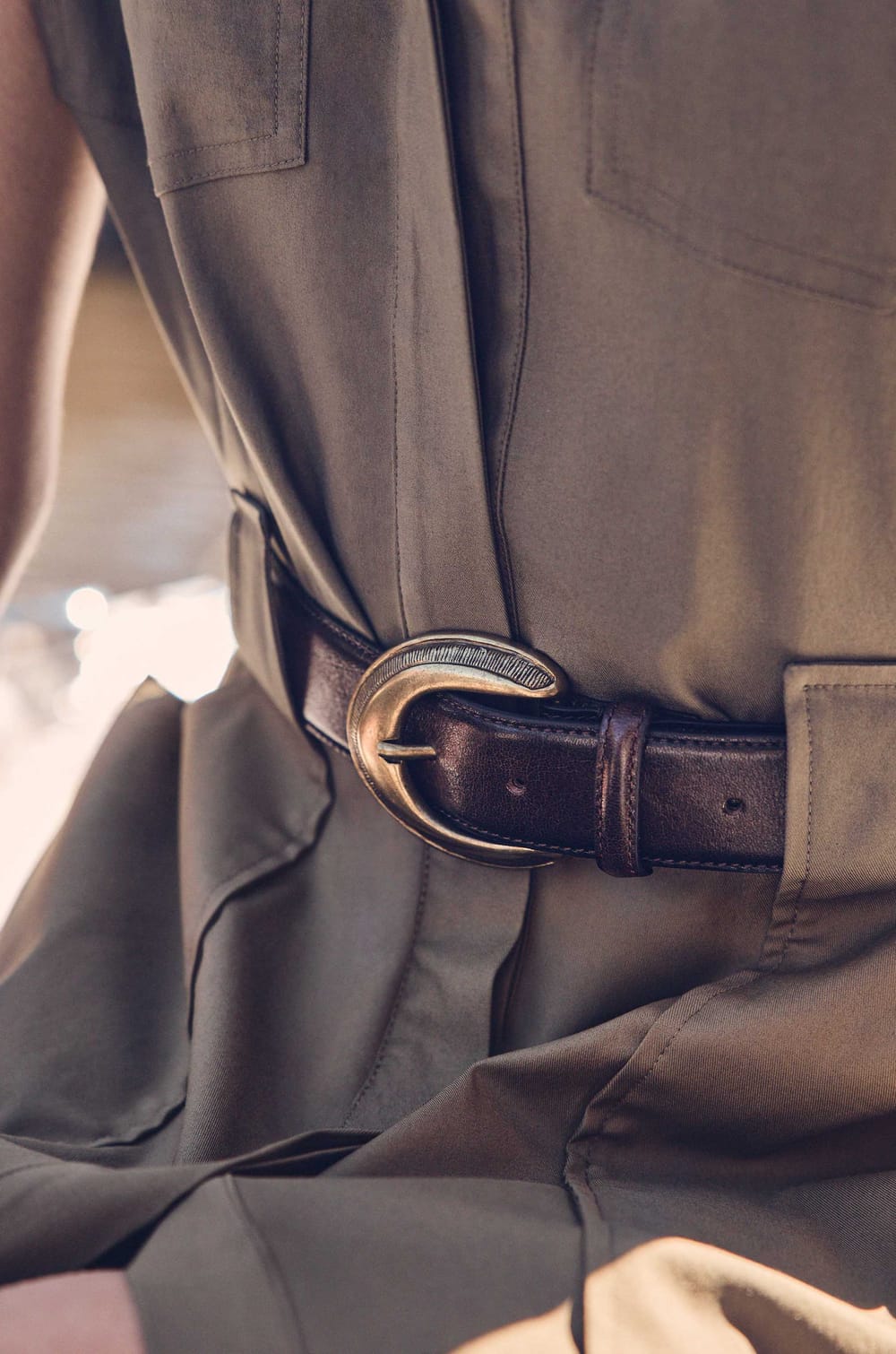 NINA leather belt;${refinementColor}