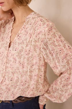 Floral print blouse DAIANA;${refinementColor}