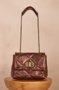 GABY M BIS quilted leather bag;${refinementColor}