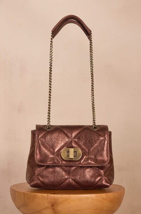 GABY M BIS quilted leather bag;${refinementColor}