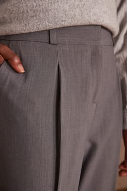 Pantalon de tailleur BEN;${refinementColor}