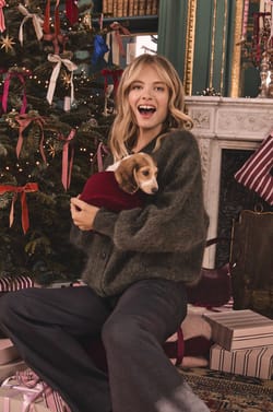 Gilet en mohair et laine BAKER;${refinementColor}