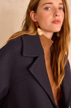 DEAN wool pea coat;${refinementColor}