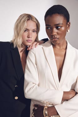 SIMONE B suit jacket;${refinementColor}