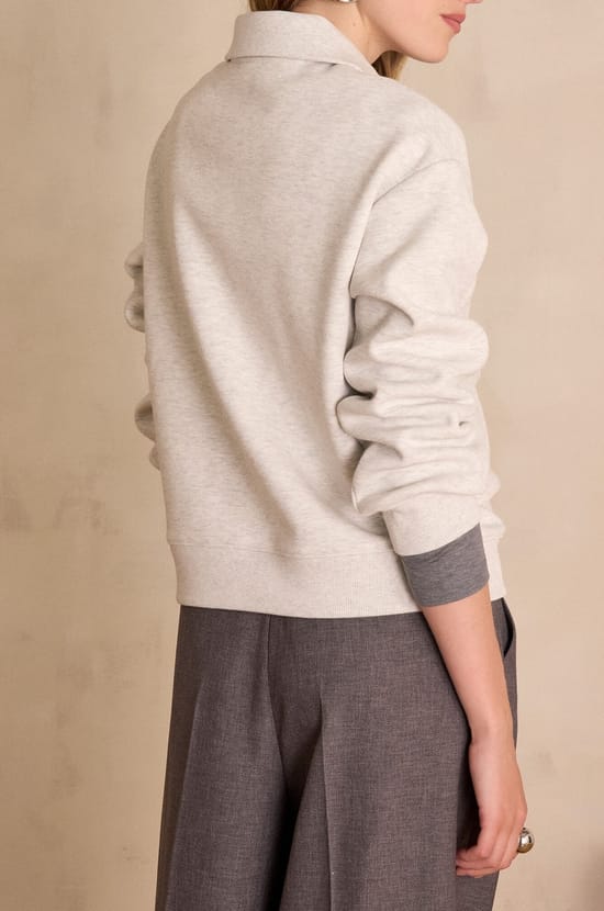 Sweat FABIEN en coton;${refinementColor}